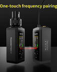 UHF Wireless in Ear Monitor System, 260 FT Range, Low Latency IEM System with 26 Channels, Dual Volume Control, Auto Pairing, Beltpack Transmitter & Receiver for Musicians, Band Rehearsal, F10
