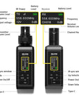 UHF Wireless XLR Transmitter and Receiver, 150 ft Range, Plug-on Wireless Microphone Adapter for Dynamic & Condenser Mic, Auto Channel Scanning, Compatible with Audio Mixer, PA System, F20