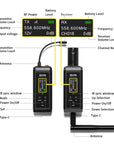 UHF Wireless Guitar System with Antenna,260FT Range,32 Channels,Dual Volume Control,Rechargeable Audio XLR Wireless Guitar Transmitter Receiver for Guitar Bass Electric Instruments, F40