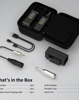 UHF Wireless in Ear Monitor System, 260 FT Range, Low Latency IEM System with 26 Channels, Dual Volume Control, Auto Pairing, Beltpack Transmitter & Receiver for Musicians, Band Rehearsal, F10
