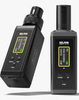 UHF Wireless XLR Transmitter and Receiver, 150 ft Range, Plug-on Wireless Microphone Adapter for Dynamic & Condenser Mic, Auto Channel Scanning, Compatible with Audio Mixer, PA System, F20